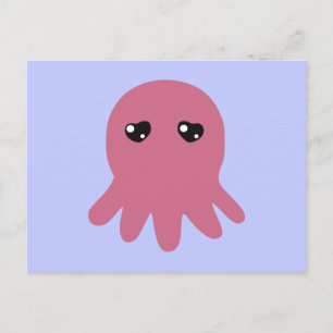 Octopus in Liefde Briefkaart