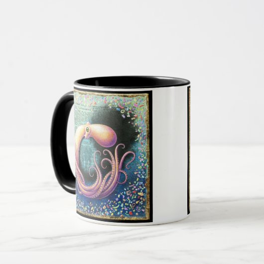 Octopus in Ocean Mok, Obfuscatie Mok (Voorkant links)