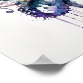 Octopus in watercolor poster (Hoek)