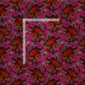 octopus inkt besroze stof (Delen)