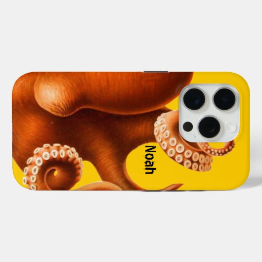Octopus iPhone Case voor hem of haar (Achterkant (horizontaal))