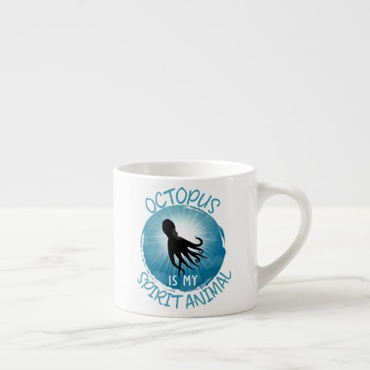 Octopus is mijn gedistilleerde dier espresso kop (Rechts)