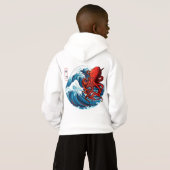 Octopus Japanse kunst (Achterkant volledig)