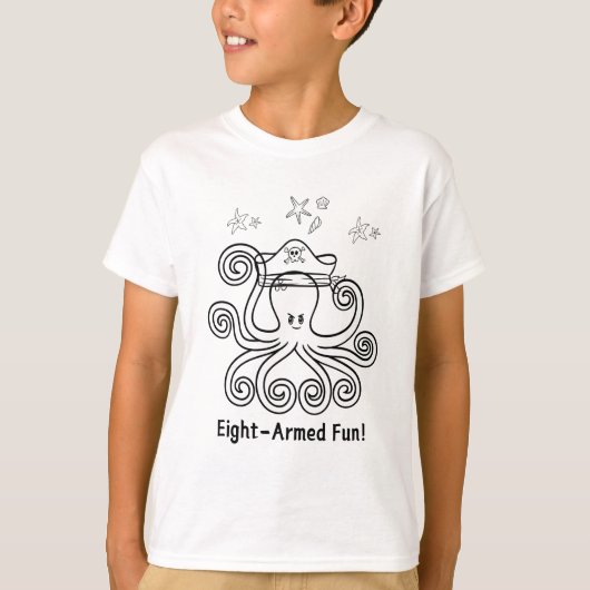 Octopus jongleren t-shirt (Voorkant)