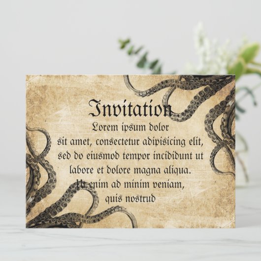 octopus kaart (Staand voorkant)