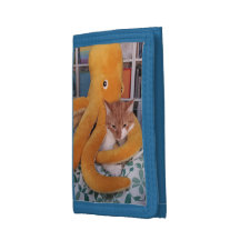 Octopus kat portemonnee