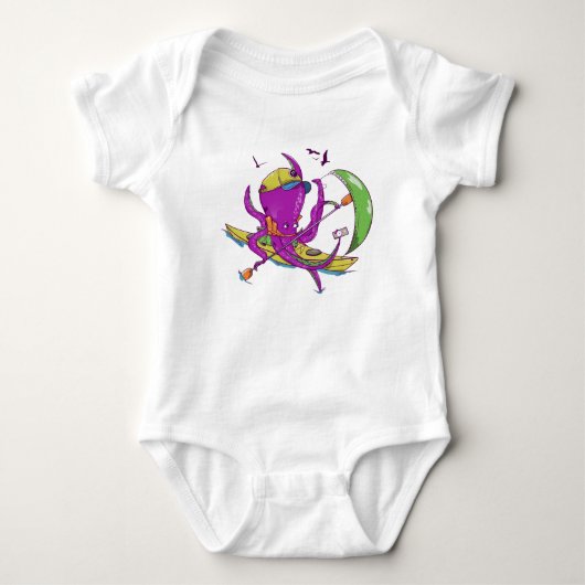 Octopus kayaking romper (Voorkant)
