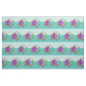 Octopus kayaking SEAKAYAK Stof (Fat Quarter)