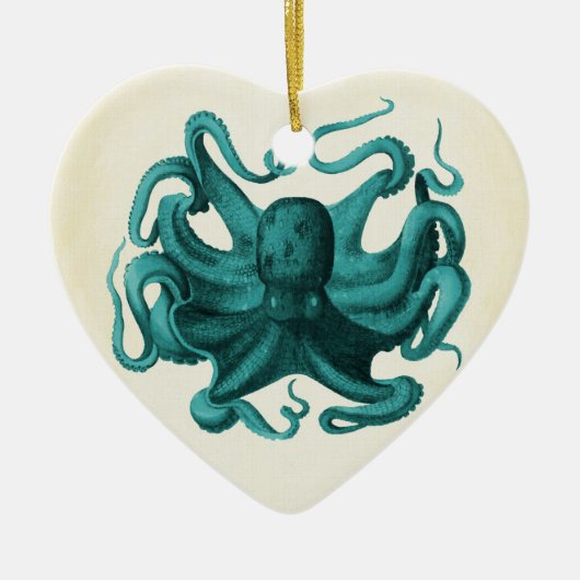 octopus keramisch ornament (Voorkant)