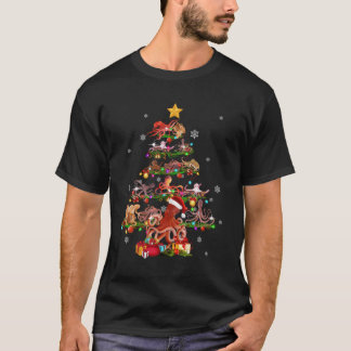 Octopus Kerstboom X-Mas Lover Vrouwen Gift T-shirt