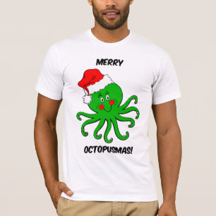 Octopus Kerstmis T-shirt
