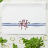 Octopus - keukenhanddoek (Gevouwen)