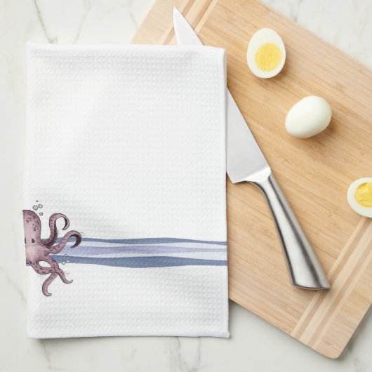 Octopus - keukenhanddoek (Quarter Fold)