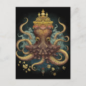 Octopus King Briefkaart (Voorkant)