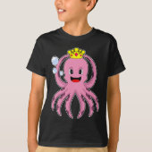 Octopus King Crown T-shirt (Voorkant)