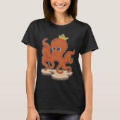 Octopus King Crown T-shirt (Voorkant)