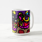 Octopus koele stijl koffiemok (Voorkant rechts)