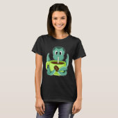 Octopus Koffie kop T-shirt (Voorkant volledig)