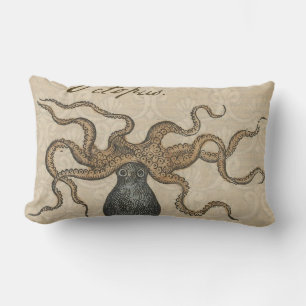 Octopus Kraken Antiek Kust Mariene Wilde Dieren Kussen