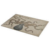 Octopus Kraken Antiek Kust Mariene Wilde Dieren Snijplank (Hoek)