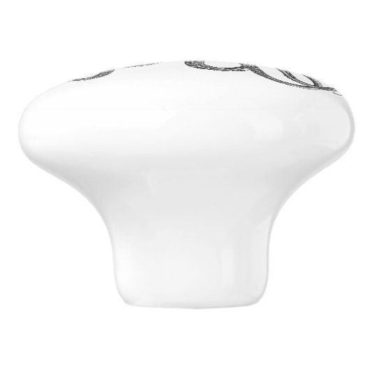  octopus | Kraken | Cthulhu Keramische Knop (Zijkant)