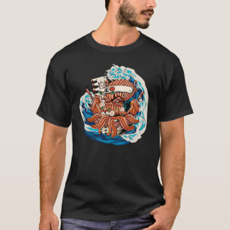 Octopus Kraken Eating Japanse ramen 1 T-shirt