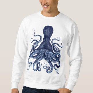 Octopus, Kraken, graven, waterverf Trui