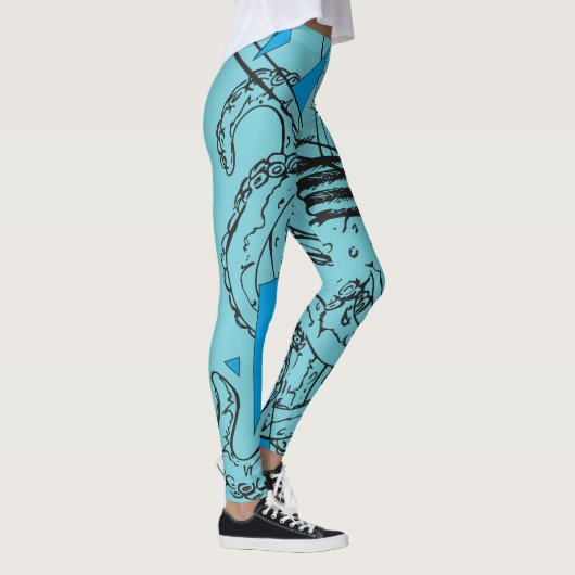 Octopus Kraken Leggins Leggings (Rechts)