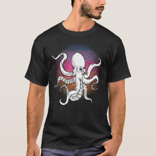 Octopus Kraken Tentacles Marine Biology Animal Oct T-shirt