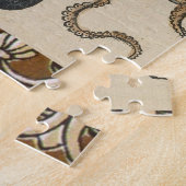 Octopus Kraken Vintage Illustratie Legpuzzel (Zijkant)