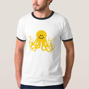 Octopus / Kraken Yellow T-shirt