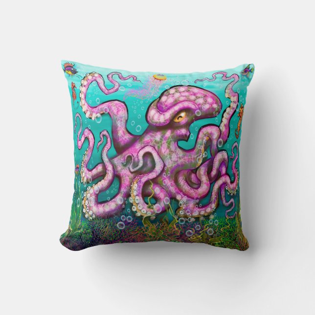 Octopus Kussen (Voorkant)