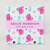 Octopus, Kwallen, Speelcentrum, Activiteitencentru Vierkante Visitekaartje (Voorkant)