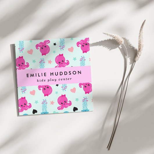 Octopus, Kwallen, Speelcentrum, Activiteitencentru Vierkante Visitekaartje