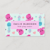 Octopus, Kwallen, Speelcentrum, Activiteitencentru Visitekaartje (Voorkant)