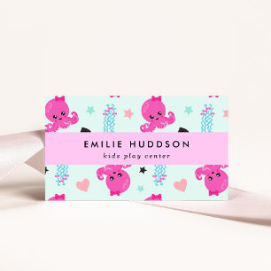 Octopus, Kwallen, Speelcentrum, Activiteitencentru Visitekaartje