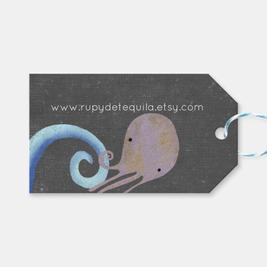 Octopus Labels Cadeaulabel (Voorkant (Horizontaal))