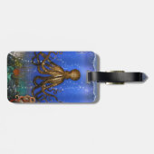 Octopus' Lair - kleurrijk Bagagelabel (Achterkant horizontaal)