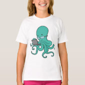 Octopus laptop t-shirt (Voorkant)