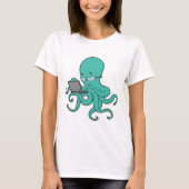 Octopus laptop t-shirt (Voorkant)