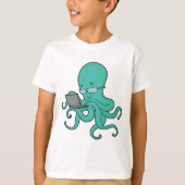 Octopus laptop t-shirt (Voorkant)