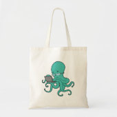 Octopus laptop tote bag (Voorkant)
