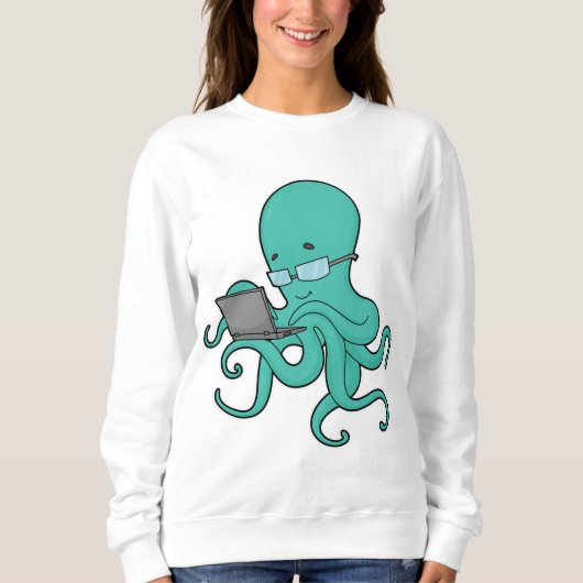 Octopus laptop trui (Voorkant)