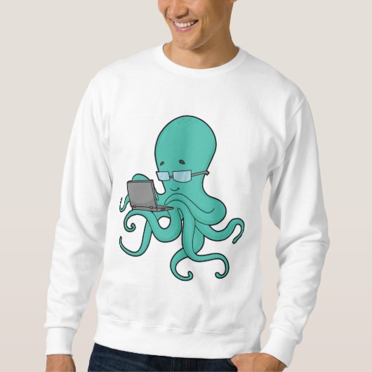 Octopus laptop trui (Voorkant)