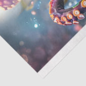 Octopus levendig gekleurd Decoupage tissuepapier (Detail)