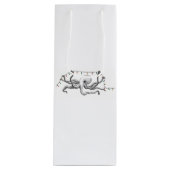 Octopus & Lichten Gift Bag Wijn Cadeautas (Voorkant)