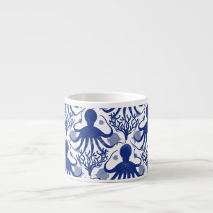 Octopus (light background) espresso kop