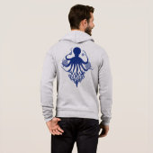 Octopus (light background) hoodie (Achterkant volledig)