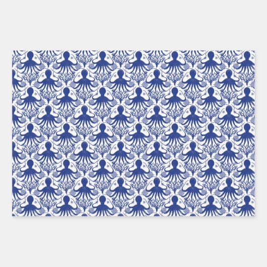 Octopus (light background) inpakpapier vel (Voorkant 3)