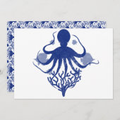 Octopus (light background) kaart (Voorkant / Achterkant)